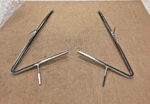 67 Camaro Firebird Vent Window Glass Frames - Lh & Rh (sold Pair). Fixed Price $119.95.