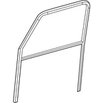 Genuine Mercedes-benz Oe Window Guide Rail 463-725-11-00. Fixed Price $92.27.