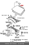 Genuine Oe Dam, Back Window Glass Adhesive, 5611747010 For Toyota 56117-47010. Fixed Price $27.19.