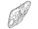 2010-2013 Hyundai Equus Regulator Assembly-rear Dr Wdo Oem New 834023N020. Fixed Price $365.12.