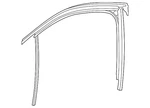 Genuine Volkswagen Window Channel 11A-837-439-K-5AP. Fixed Price $132.86.