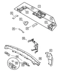 Genuine Mopar Windshield Frame Right 5104852AA. Fixed Price $7.38.