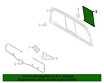 Fits 2016-2023 Toyota Tacoma Sliding Back Glass Only 64807-04040 Genuine Oem. Fixed Price $127.95.