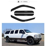 Tape-on Dark Smoke Rain Guards Vent Visors Shade Fit 2003-2005 Ford Excursion. Fixed Price $39.99.