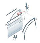 Audi A4 B9 Front Right Outer Window Aperture Seal 8W0837478A No Duties. Fixed Price $103.85.