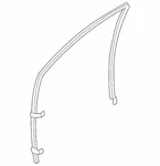 Oem New Genuine 2008-2016 Ford F-250 Super Duty Left Run Channel CC3Z-2521597-B. Fixed Price $198.33.
