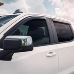 Genuine Tape-on Side Front Windows Deflector Dark Smoke Gm 19417473 Oem. Fixed Price $55.00.