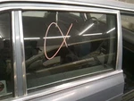 Passenger Right Rear Door Glass 126 Type Fits 86-91 Mercedes 420 1461920. Fixed Price $48.00.