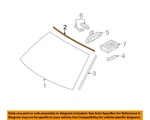 Bmw Oem 06-10 550I Windshield-reveal Surround Molding Trim 51317166841. Fixed Price $40.92.