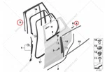 Bmw X1 F48 Xdrive 20D Xline Right Side Rear Window Chanel With Chtome Strip. Fixed Price $80.59.