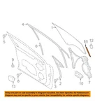 Ford Oem 13-20 Fusion Front Door Hardware-glass Retainer DS7Z54215A04B. Fixed Price $9.99.