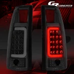 Pair Chrome Housing Smoked 3D Led Bar Tail Light For 1988-2000 Chevy/gmc C/k C10. Fixed Price $96.71.
