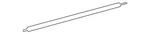 Genuine Toyota Door Belt Molding (left Front) 75720-02310. Fixed Price $77.15.