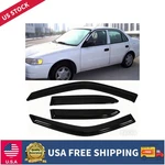 For 1993-1997 Toyota Corolla Jdm Mugen Style Window Vent Visor Sun Rain Tape-on. Fixed Price $27.69.