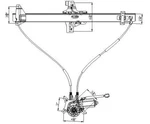 Front Left Window Regulator Fits Ford Econoline 92-10 FO1350129 741-586. Fixed Price $43.14.