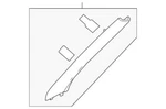 Genuine Ford Windshield Pillar Trim 9L8Z-7803599-AB. Fixed Price $96.29.
