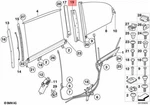Genuine Bmw E65 E66 Rear Door Roller Sun Blind Adapter Left Oem 51167013099. Fixed Price $81.42.