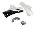 Kentrol 30574 Polished Silver Windshield Supports Pair 07-18 Wrangler Jk. Fixed Price $180.99.
