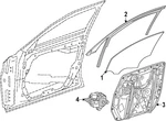 Genuine Mercedes-benz Window Guide Rail 254-725-08-00. Fixed Price $75.60.