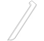 Genuine Audi Windshield Molding 8V7-853-266-D-3Q7. Fixed Price $491.44.