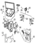 Genuine Mopar Rear Door Lower Channel Right 55397008AC. Fixed Price $51.83.
