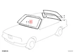 Genuine Bmw E30 318IS 320I 325E 325IX Cabrio Weatherstrip 51311962985. Fixed Price $537.50.