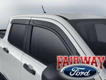 22 Thru 26 Maverick Oem Ford Smoke Low Profile Side Window Deflectors Visors 4PC. Fixed Price $92.95.