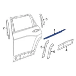 For Jeep Cherokee 2014-2023 68442233AA Front Left Door Belt Molding. Fixed Price $78.34.