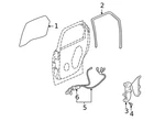 Genuine Gm Channel Assembly-rear S/d Wdo 10411309. Fixed Price $11.31.