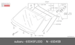 Genuine Oe Dam Rubber Upper 65045FL000 For Subaru 65045-FL000. Fixed Price $9.22.