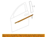 Gm Oem 12-20 Sonic Front Door Exterior Trim-belt W'strip 95127305. Fixed Price $183.31.