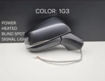 2019-2024 Toyota RAV4 Passenger Door Mirror Heated W/signal W/bsm Color: 1G3. Fixed Price $185.00.