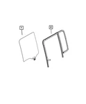 Genuine Mopar Door Glass Run Weatherstrip Left 68271661AE. Fixed Price $160.48.
