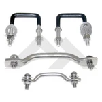 Crown RT34019 Hood Windshield Tie Down Kit Stainless For Jeep CJ5 CJ6 CJ7 Yj. Fixed Price $24.00.