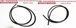 Toyota Oem 93-02 JZA80 Supra MK4 Front & Rear Glass Windshield Molding Seal. Fixed Price $84.00.