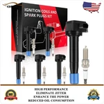 Ignition Coils & Spark Plugs Kit For Honda Pilot 2009-2015 3.5L V6. Fixed Price $79.99.
