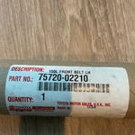 09-13 Corolla Sedan Black Belt Molding Weatherstrip Genuine Toyota Oem. Fixed Price $50.00.