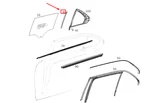 Mercedes-benz Gle W167 Window Divider For Rear Left Door, A1677308301. Fixed Price $50.85.