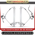 2X Front Left & Right Power Window Regulators W/ Motor For Toyota RAV4 1996-2000. Fixed Price $112.09.