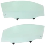 Set Of 2 Door Glasses Front Driver & Passenger Side Coupe Left Right Pair. Fixed Price $175.88.