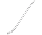 Genuine Jaguar Finish Molding T4A1105. Fixed Price $117.89.