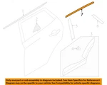 Hyundai Oem 24-26 Kona Electric Exterior Trim-black Out Tape 77522BE000. Fixed Price $11.62.