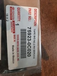 New Oem Toyota Black Out Tape For 2007-22 Tundra Sequoia Rh Rear #759230C020. Fixed Price $25.00.