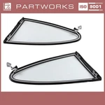 Pop Out Window For Porsche 911 F/g Coupe '69-'77 Side Rear L+r Set. Fixed Price $1856.36.