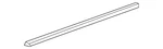 Genuine Volkswagen Belt Molding 5C6-837-475-C-3Q7. Fixed Price $194.89.