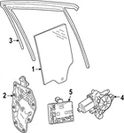Genuine Audi Window Channel 89A-839-440. Fixed Price $184.25.