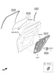 Genuine New Rh Rear Door Channel Assy Suits Kia EV6 Gt-line 2022-ONWARDS. Fixed Price $35.64.