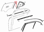 Mercedes-benz W205 Front Right Door Window Divider A2057300419 No Duties. Fixed Price $60.07.