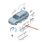 New Audi A4 B8 Front Right Door Window Bay Seal 8K0853284NT94 Genuine. Fixed Price $342.54.