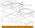 Gm Oem 10-20 Impala,lacrosse Sunroof-fixed Glass Side Seal 20805903. Fixed Price $31.88.